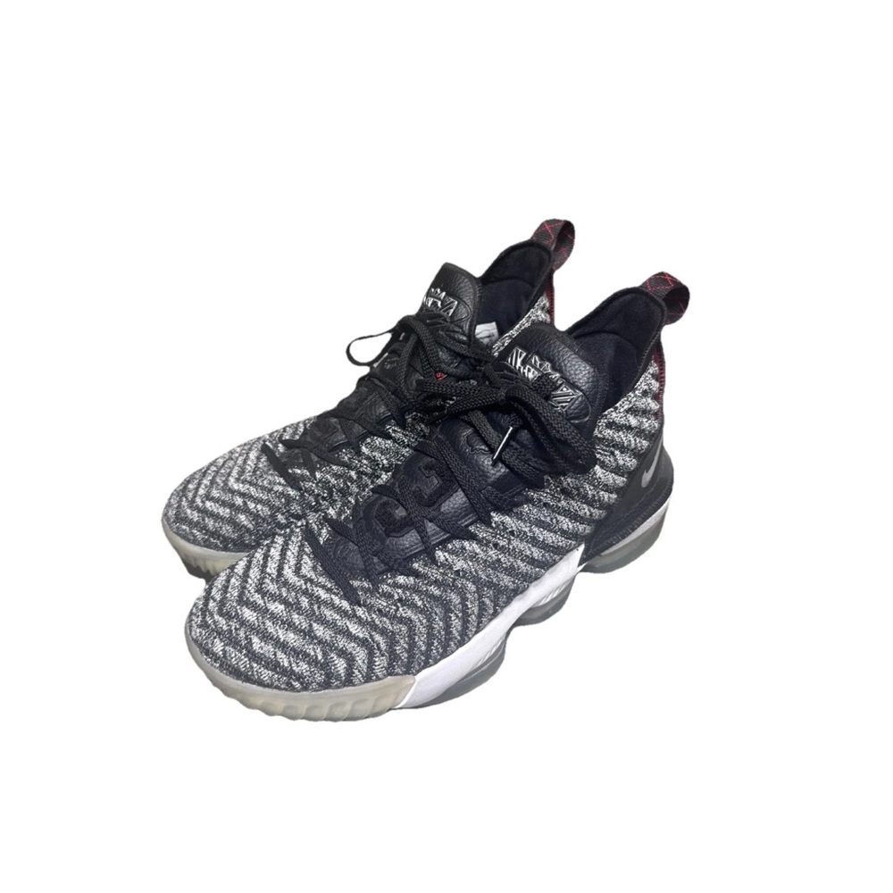 Nike LeBron 16 ‘Oreo’ Black White Men's Size 12 Basketball Shoes
